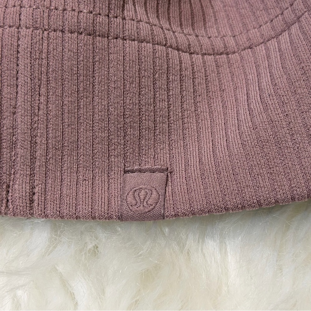 Lululemon Ribbed Softstreme Belted Wrap Twilight Rose Size 12 - Picture 11 of 15